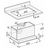 Foto van Wasemkap Miele DA 2450