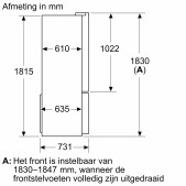 Foto van Side-by-Side koelkast Bosch KFN96VPEA Serie 4