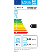 Foto van Gas-elektro fornuis Bosch HXN391H20N Serie 4