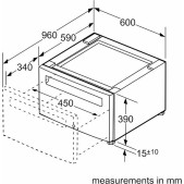 Foto van Sokkel -met lade- voor wasmachine Bosch WMZWP20W