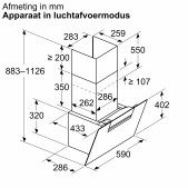 Foto van Wandschouwkap headroom-design Siemens LC67KFN60 iQ300