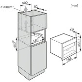 Foto van Koffie volautomaat inbouw Miele CVA 7440