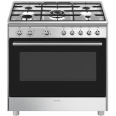 Foto van Gas-electro fornuis Smeg CX91GMXNLK