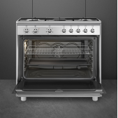 Foto van Gas-electro fornuis Smeg CX91GMXNLK
