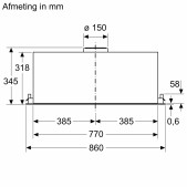 Foto van Afzuigunit Siemens LB87NAC50 iQ500