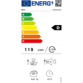 Foto van Wasdroger Beko B3T6823W2