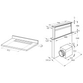 Foto van Downdraft afzuigunit ATAG WDD9074MM