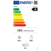 Foto van Koel-vries combinatie Siemens KG39N4X1F iQ500