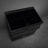 Foto van Inductie-elektro fornuis SMEG C92IPN2