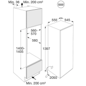 Foto van Inbouw koelkast ATAG KD85140AF