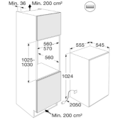 Foto van Inbouw vrieskast ATAG KD86102CN