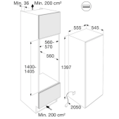 Foto van Inbouw vrieskast ATAG KD86140CN