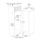 Foto van Inbouw koelkast ATAG KD26178A