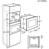 Foto van Combi magnetron AEG OS5CM34MB