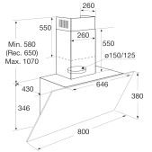 Foto van Wandschouwkap headroom-design Etna AD781ZT