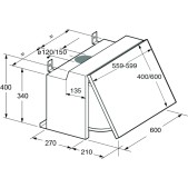 Foto van Afzuigkap integreerbaar Etna AG361ZT