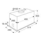 Foto van Afzuigunit inbouw Etna AI752ZT