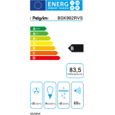 Foto van Wandschouwkap Pelgrim BSK962RVS