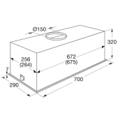 Foto van Afzuigunit Pelgrim ISW771RVS