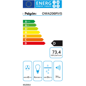 Foto van Onderbouw afzuigkap Pelgrim OWA206RVS
