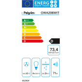 Foto van Onderbouw afzuigkap Pelgrim OWA206WIT