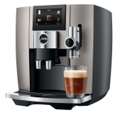 Foto van Koffie volautomaat Jura J8 twin Midnight Silver (EA)