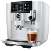Foto van Koffie volautomaat Jura J8 twin Diamond White