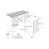 Foto van Volledig geïntegreerde vaaatwasser -smal model- Pelgrim GVW100L