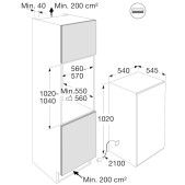 Foto van Inbouw koelkast Pelgrim PKD27102
