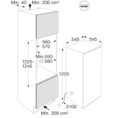 Foto van Inbouw koelkast Pelgrim PKD28122