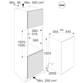 Foto van Inbouw koelkast Pelgrim PKD35102