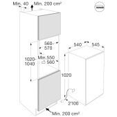 Foto van Inbouw koelkast Pelgrim PKS27102