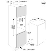 Foto van Inbouw koelkast Pelgrim PKS34102