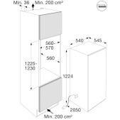 Foto van Inbouw koelkast Pelgrim PKS34122