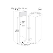 Foto van Inbouw koelkast Pelgrim PKS35178