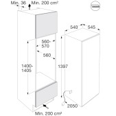 Foto van Inbouw vrieskast Pelgrim PVS34140N