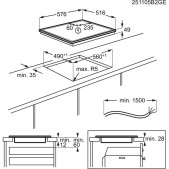 Foto van Inductie kookplaat AEG TN64IA0FXB