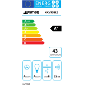 Foto van Wandschouwkap Smeg KICV90BL2