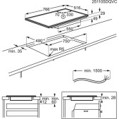 Foto van Inductiekookplaat AEG TK85IM0FXB