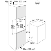 Foto van Inbouw koelkast Etna KKD4088