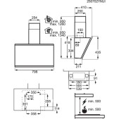 Foto van Wandschouwkap headroom design AEG GV77D81SZ