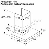 Foto van Wandschouwkap Siemens LC63BBC30 iQ100