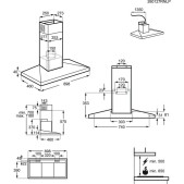 Foto van Wandschouwkap AEG DKB6971HB