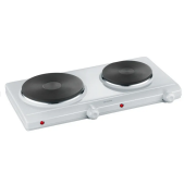 Foto van Elektrische Kookplaat Severin DK1042 wit 2-pits