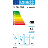 Foto van Wandschouwkap Siemens LC93BBC30 iQ100