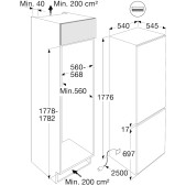 Foto van Koel-vries combinatie Pelgrim PCD51178N