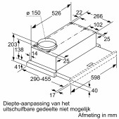Foto van Vlakschermkap Siemens iQ100 LI64LB521