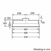 Foto van Afzuigunit Siemens LB55566 iQ300