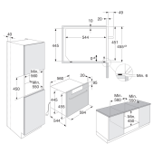 Foto van Combi oven met stoom- en magnetronfunctie Pelgrim OMFS845