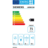 Foto van Geïntegreerde blokdesign schouwkap Siemens LJ85BCC60 iQ300